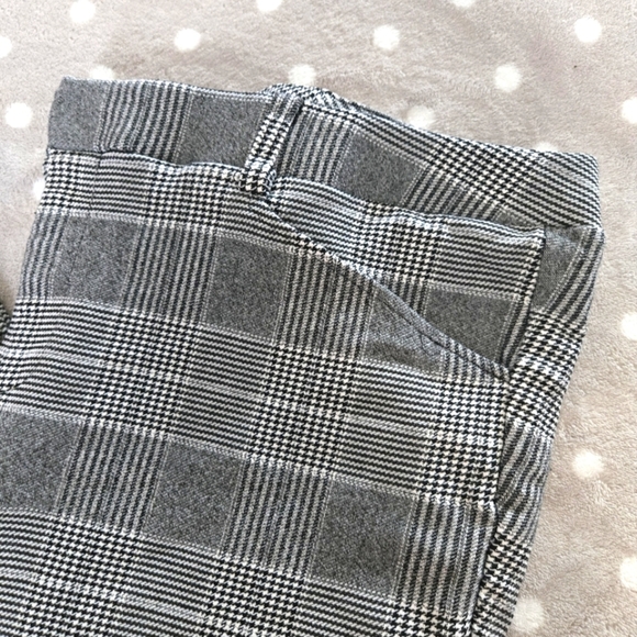 Modern Millennium Stretch Ankle Pant - Black Plaid Houndstooth - Size 24 - Picture 6 of 14